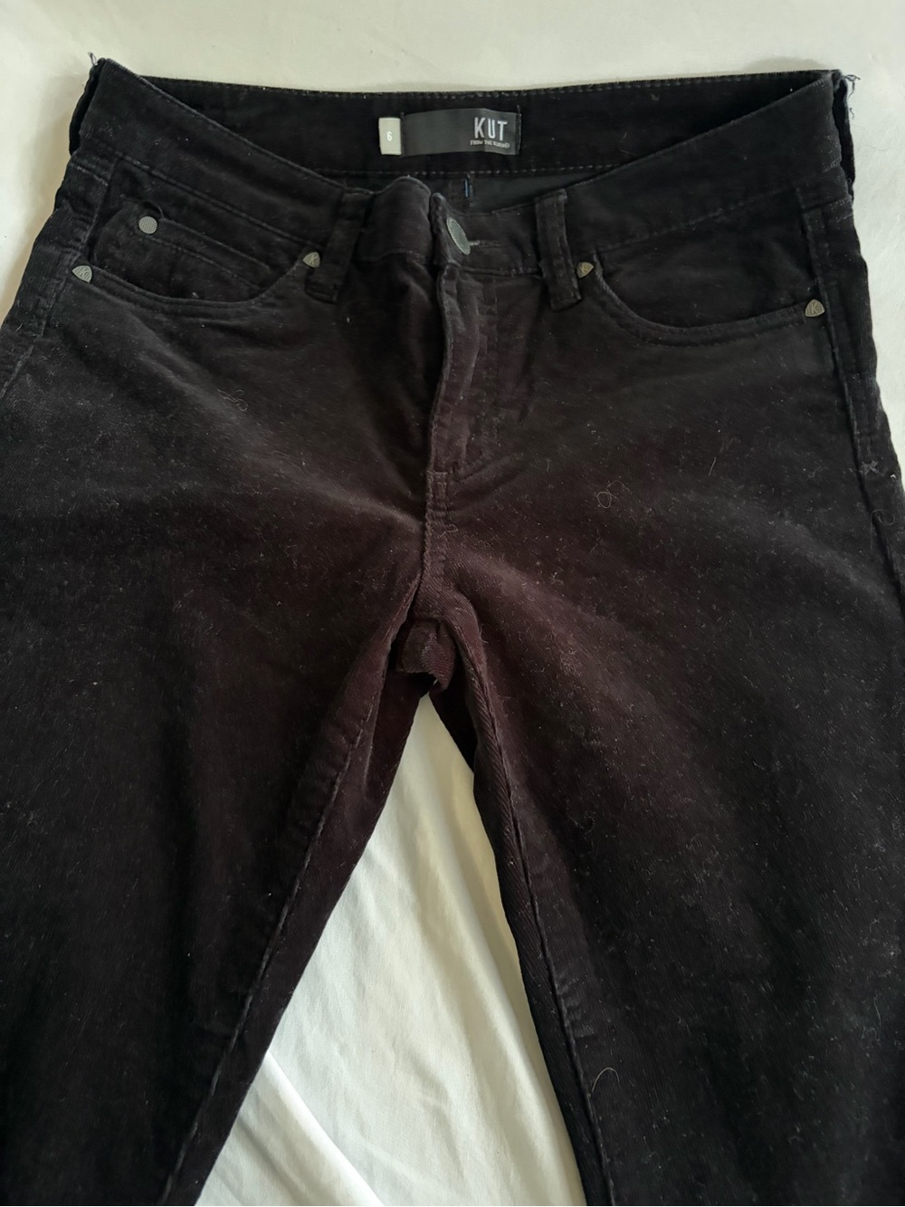 KUT from the Kloth Diana Skinny Velvet Feel Pants Women’s Size 6